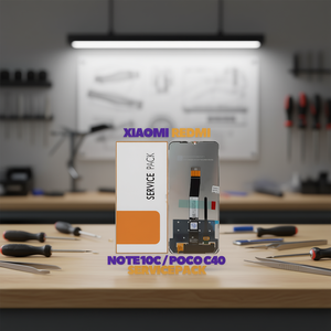 Note10C เรดมี C40 poco หน้าจอสัมผัส LCD 6.5 TFT แพ็คบริการสีดำ - Product Image 3