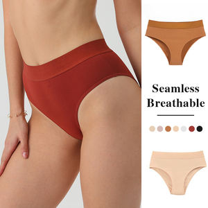 Tanga de algodón sin costuras para mujer, bragas de corte alto, pantalones transpirables obesas, venta al por mayor, barato, gran oferta - Product Image 6