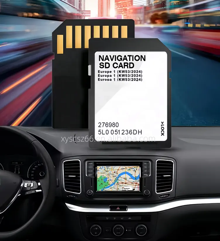 High Quality Custom Cid Sd Card Navigation Map 32gb Memory Card For Skoda Cars