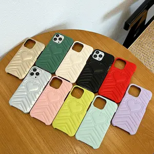 Ins Tij Merk Liefde Kleine Geur Telefoon Case Voor Iphone 11 12 13 14 Pro Max Mini Xs Xr Xsmax se 7 8 Plus Lederen Cover