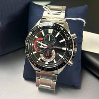 Montre à quartz pour homme, étanche, sportive, à trois aiguilles, avec bracelet en acier