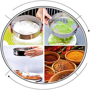 Saringan Kawat Baja Tahan Karat Anti Karat Tinggi untuk Pengayakan Getar, Saringan Penggolong Biji Kopi, Bubuk, dan Uji Kelas, Dilengkapi Pengelasan dan Pembengkokan - Product Image 4