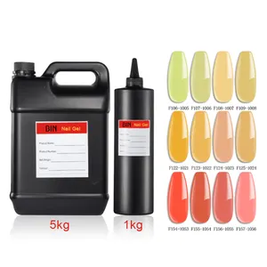 BIN Professional Nail Supplies Gel-Nagellack abtropfen lassen Custom Private Label Farbe UV/LED-Lampe Gel politur für Nagels tudio