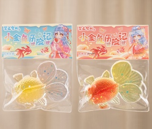 Jouet Squishy Poisson Rouge en TPR Personnalisé ODM/OEM pour Enfants, Jouet Anti-Stress à Presser pour la Décompression - Product Image 5