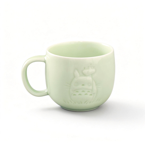 Vente flash SkyRhythm 280ml <span class=keywords><strong>Tasse</strong></span> à café en céramique artisanale de style dessin animé en porcelaine de la fabrique de Ru chinoise inspirée de <span class=keywords><strong>Totoro</strong></span> avec certificat - Product Image 3