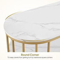 Table de manucure moderne en bois avec texture marbrée, équipement de beauté pour salon et spa à domicile, super durable