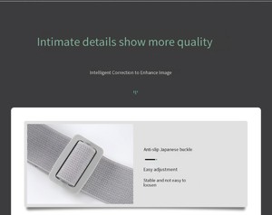 Correcteur de posture intelligent à détection de vibrations, réglable et portable, en plastique, pour le soutien du dos et la correction corporelle, avec fonction de rappel - Meilleures ventes - Product Image 5