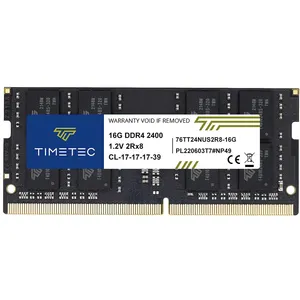 Timetec 16GB DDR4 2666MHz (DDR4-2666) Non-ECC SODIMM Máy tính xách tay Máy Tính Xách Tay PC Bộ nhớ máy tính mô-đun RAM nâng cấp (16GB)