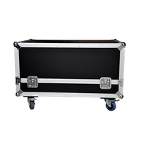 Candado negro Cerradura Durable AluminumTool Estuche de transporte Equipo de DJ Estuches de herramientas Cabeza móvil Luz Estuche de vuelo