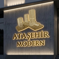 Lettres en relief LED rétroéclairées personnalisées Qy Sign, en acier inoxydable 3D, éclairées, pour la décoration publicitaire extérieure, signalétique commerciale
