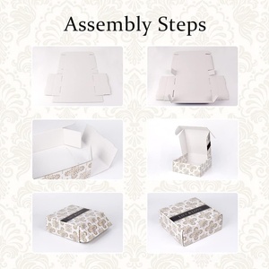 Wholesale Customization Fashion Exquisite <b>Corrugated</b> <b>Paper</b> Shipping Gift Box With Your Own Logo - Product Image 3