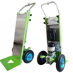 Máquina eléctrica para escalar escaleras, silla de ruedas, camión de mano, carro de pista de goma para tanques de agua, carro automático de 400 <span class=keywords><strong>kg</strong></span> - Product Image 4