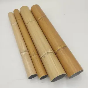 Indoor And Outdoor Landscape Bamboo Shape Decoration Aluminum Bamboo Tube