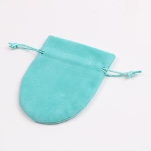 Sac à cordon en velours rond recyclable et mignon pour bijoux, sac de luxe pour cadeau, pochette de rangement personnalisée avec logo pour parfum - Product Image 4
