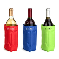 Manchon isotherme en nylon pour vin et champagne, vente en gros d'usine Cheerfast, rafraîchisseur de vin exceptionnel