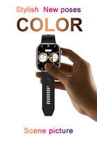 Montre connectée carrée tendance TWS 2-en-1 avec écouteurs intégrés, lecteur de musique, étanche IP67, appels Bluetooth, autonomie de 4 jours