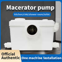 Pompe de broyage des eaux usées sanitaires pour Wc Sink Shower Bath Machine à laver