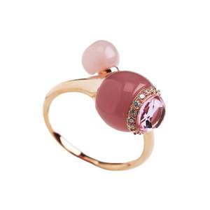 Bague personnalisée en argent 925 avec pierres précieuses, artisanat italien, bijoux vintage, design simple pour femme, anniversaire - Product Image 1