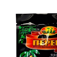 Sachet refermable personnalisé de qualité alimentaire, résistant à l'humidité, pour épices et poudre de poivre noir, thermoscellable et à découpe facile