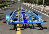 Remorque de bateau en aluminium de 22 pieds, fournie par l'usine, avec numéro VIN
