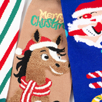 Chaussettes de Noël en gros de haute qualité pour cadeau et décoration-Chaussettes moelleuses floues de bonhomme de neige du Père Noël pour femmes, enfants, hiver en vrac