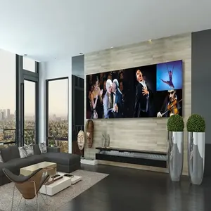 Melhor visualização p1.923 tela de tv led digital interno, montada na parede, imagens e vídeos vivas