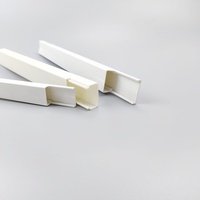 Perfil de PVC Extruido OEM para Cables, Corte Personalizado, Perfil LED de Plástico, Protección Antiestática ESD, Resistente al Fuego, Sellado para Iluminación