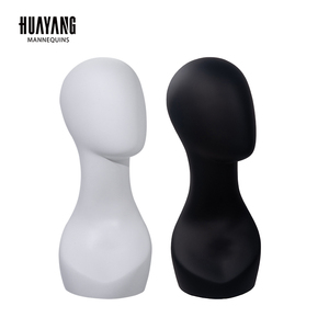 Tête de Mannequin <span class=keywords><strong>Sans</strong></span> <span class=keywords><strong>Visage</strong></span> en PVC à Col Long, Art Abstrait, pour Vitrine MCY, Présentoir à Accessoires et Chapeaux pour Magasin - Product Image 3