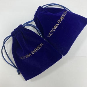 Bolsa de Terciopelo con Cordón para Joyas, Gafas, Antigüedades, Personalizable con Logotipo. - Product Image 3