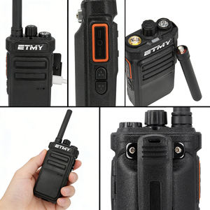 ETMY ET-599 <b>Small</b> Security Walkie Talkie Set Long Range 3km 16 Channel UHF Analog Two Way <b>Radios</b> VOX Function Flashlight for - Product Image 5