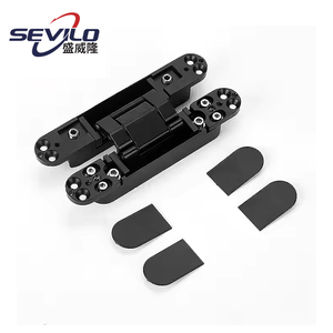 مفصلة أثاث مخفية من الفولاذ من سيفيلو بإغلاق ناعم، صامتة ومتينة بتصميم صناعي متعدد الزوايا للمطبخ وغرفة الطعام وغرفة المعيشة - Product Image 3