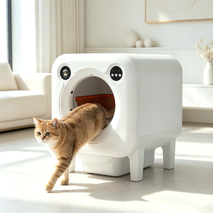 Litière pour chat autonettoyante économique, matériaux écologiques, longue durée de vie - Product Image 1