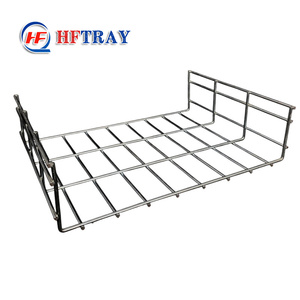Factory Customize Corrosion Resistance Hdg <b>Grid</b> Cable Tray Galvanizing Metal <b>Wire</b> Mesh Cable Tray for Office Industrial - Product Image 5