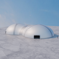 La publicité du fabricant Inflatables Dômes d'air durables Structure Entrepôt Bâtiment Tente