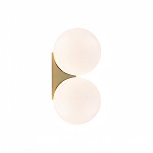 Nordic Modern Scandinavian Glass <b>Ball</b> Wall Lamp <b>LED</b> Iron Home Bedroom Bedside Restaurant Balcony Corridor Personalized Features - Product Image 1