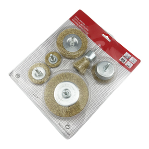 Lot de 6 brosses métalliques en laiton avec tige de 6 mm pour <span class=keywords><strong>perceuse</strong></span>, pour nettoyer la <span class=keywords><strong>rouille</strong></span>, la peinture, l'oxyde et les soudures, outil de polissage - Product Image 6