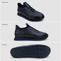 RADOLFA Baskets en cuir pour hommes de haute qualité, grande taille, texture mixte, chaussures de sport, baskets de marche minimalistes de luxe, direct usine