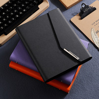 Gran oferta, diario de tapa dura de cuero PU de tamaño A5 personalizado con portalápices, planificador hecho a mano, Agenda, cuaderno con juego de regalo