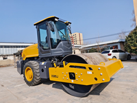 Compacteur vibrant à tambour unique populaire modèle XS85J de 8 tonnes avec une efficacité élevée et une puissance de 68 kW pour la construction
