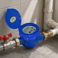Medidores de Flujo de Agua Mecánicos Multi-Jet DN15-DN25, Protección IP68, Roscados, OEM, Precisión Clase B, ISO4064