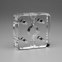 Pièces en acrylique PMMA usinées CNC de précision sur mesure, fabrication de plastique transparent haute transparence pour composants électroniques
