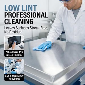 Lingettes jetables non tissées personnalisées LabClean pour salle blanche, <span class=keywords><strong>rouleau</strong></span> jumbo avec filaments ultra-fins et bord scellé au laser - Product Image 3