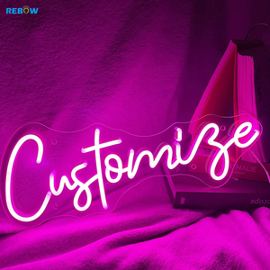 Insegna al Neon LED Personalizzata con Logo per Esterni, Lettere in Acrilico per Matrimoni e Birrerie, Servizio di Dropshipping Rebow - Product Image 6