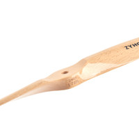 Hélice en bois 16x8 sans vibration, usinée CNC en hêtre, pour moteur à essence à couple élevé, pièces de modèle d'avion RC