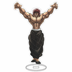26 estilos Hanma Baki <span class=keywords><strong>Yujiro</strong></span> Retsu Kaioh Orochi Doppo galleta Oliva PVC Anime acrílico soporte placa Cosplay Fans regalos para niños - Product Image 2