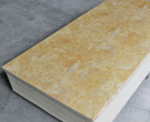 Penjualan langsung dari pabrik bahan plastik tahan air papan UV cetak 3D Panel dinding marmer PVC lembar UV kekuatan tinggi - Product Image 4