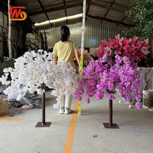 SMOOTH - Centro de Mesa de Flores Artificiales de Seda Sintética de 100 cm para Decoración de Mesa de Boda, Eventos y Fiestas, Árboles de Sakura Artificiales, Árbol de Flores de Cerezo - Product Image 5