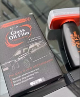 Brosse de nettoyage pour vitres de voiture, éliminateur de taches d'eau et de film gras, pour une conduite nocturne sécurisée