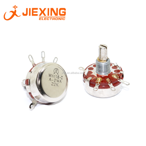 WTH118-1A потенциометр с углеродистой пленкой, 2 Вт, 2 Вт, WH118-1A Вт (118) 1 К, 2,2 К, 4,7 К, 10 К, 22 К, 47 К, 100 К, 220 К, 470 К, 1 М Ом - Product Image 6