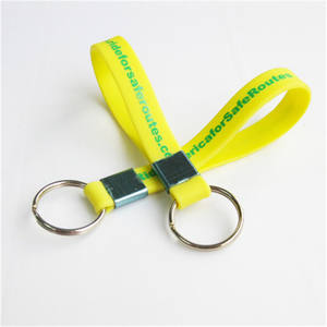 إكسسوارات سلسلة مفاتيح سيليكون معصم معصم سيليكون حزام مطاط من السيليكون - Product Image 4